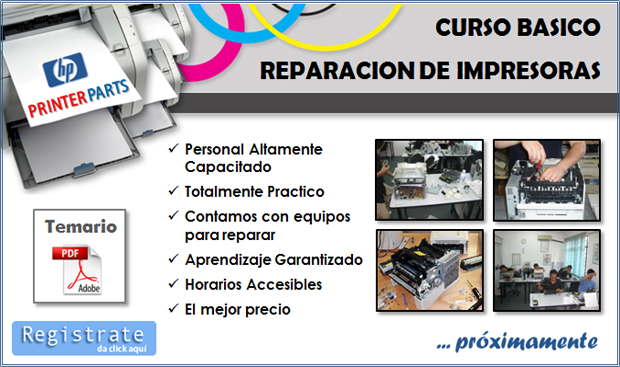 Curso Básico Reparación de Impresoras